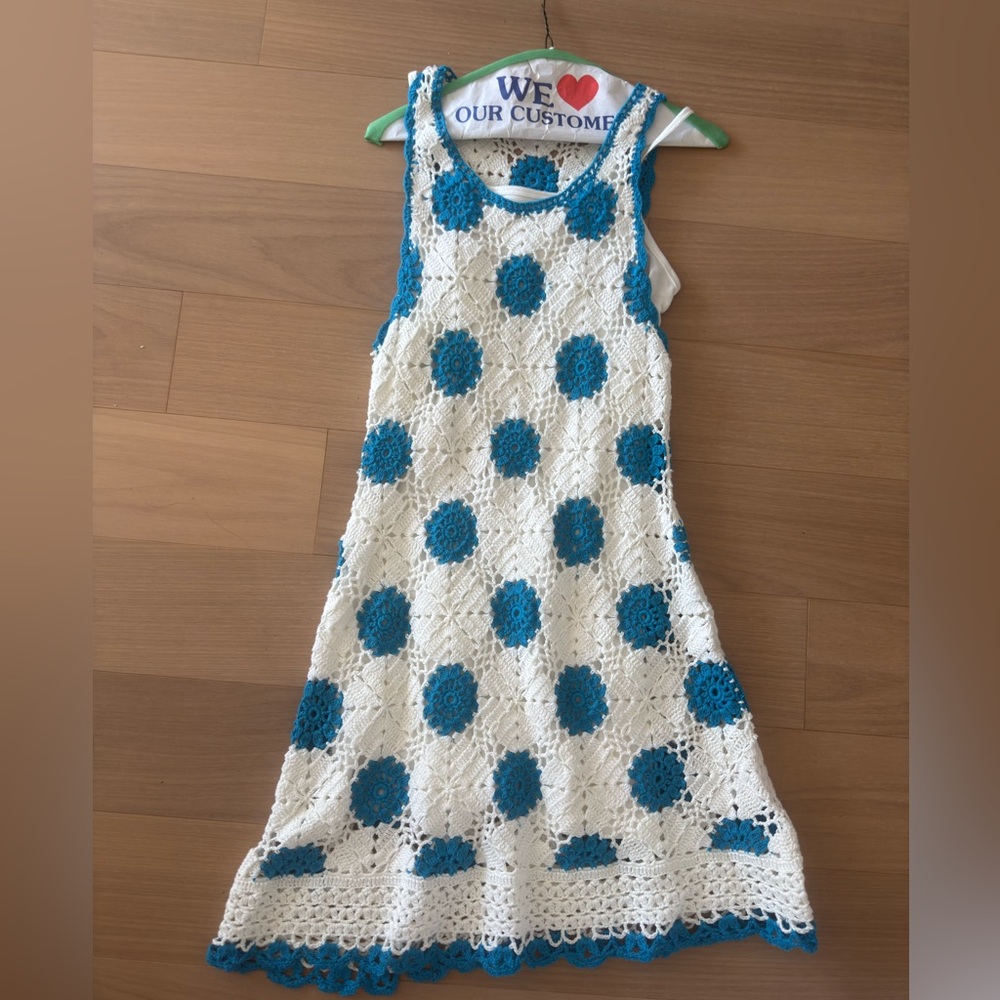 Roller Rabbit xs dress crochet vguc